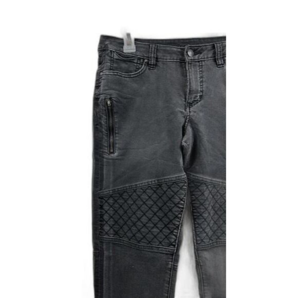 Jag Jeans Womens Sz 10 Low Rise Skinny Black Gray Stretch Denim Zip Pocket - Picture 5 of 11